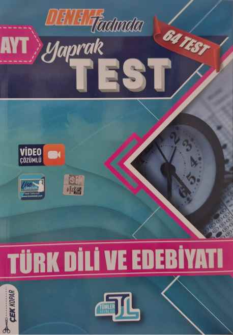 TÜMLER YKS AYT YAPRAK TEST EDEBİYAT - 2023-24