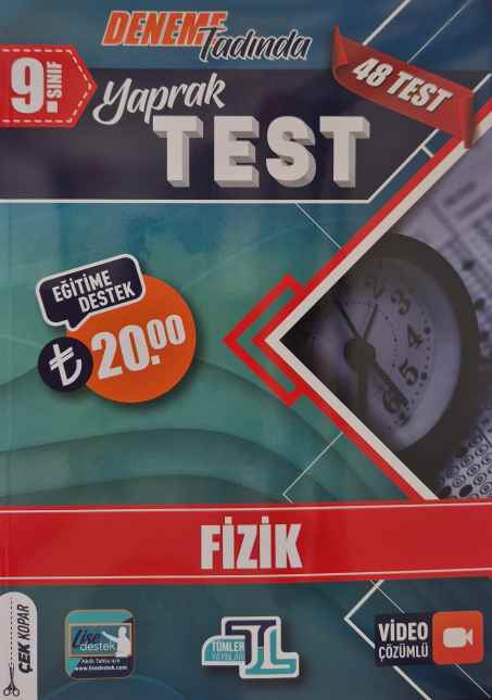 *TÜMLER 09.SINIF YAPRAK TEST FİZİK - 2023