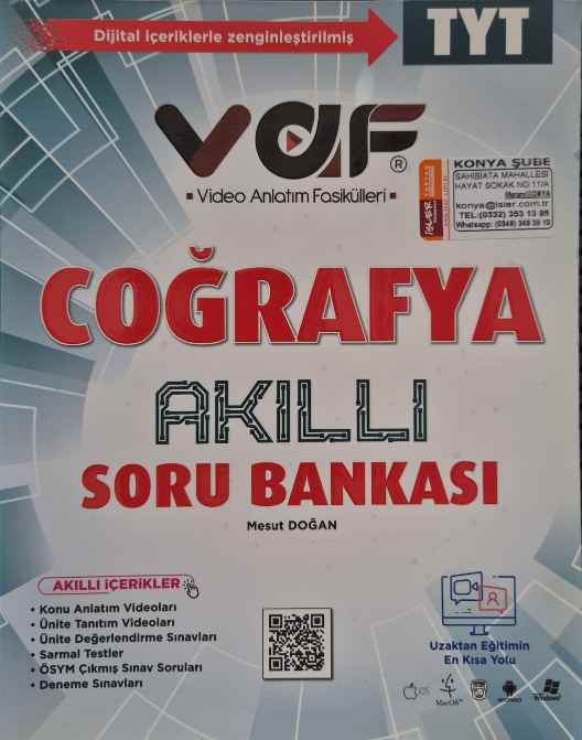 VAF TYT SORU BANKASI COĞRAFYA - 2022-23