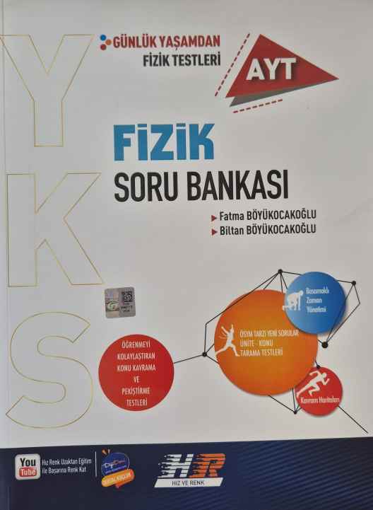 YKS AYT HIZ ve RENK S.B. FİZİK - 2024-25