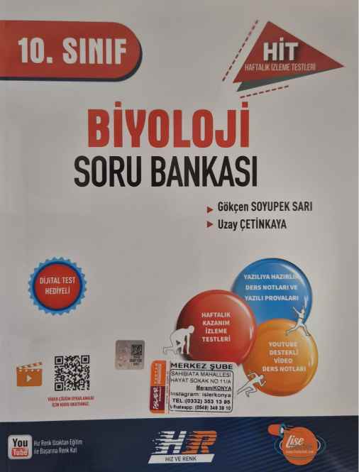 10.SINIF HIZ ve RENK HİT S.B. BİYOLOJİ - 2024-25