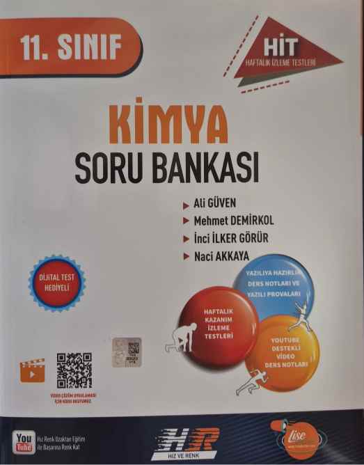 11.SINIF HIZ ve RENK HİT S.B. KİMYA - 2024-25