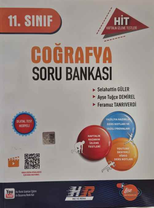 11.SINIF HIZ ve RENK HİT S.B. COĞRAFYA - 2024-25