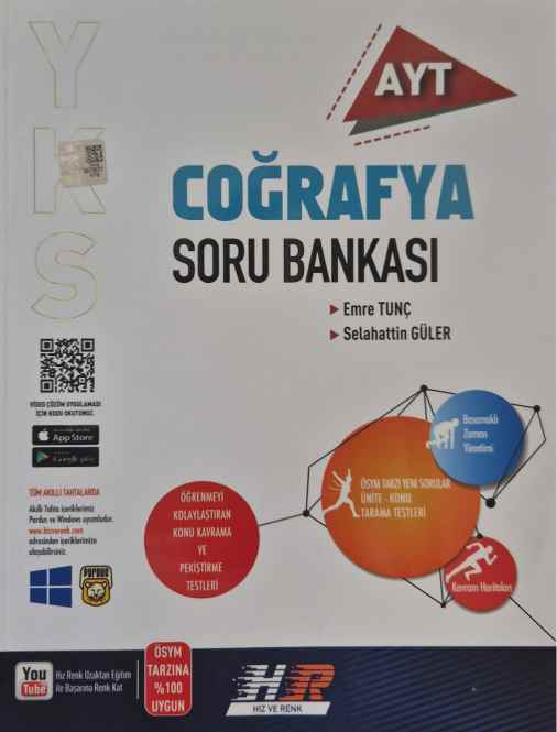 YKS AYT HIZ ve RENK S.B. COĞRAFYA - 2024-25