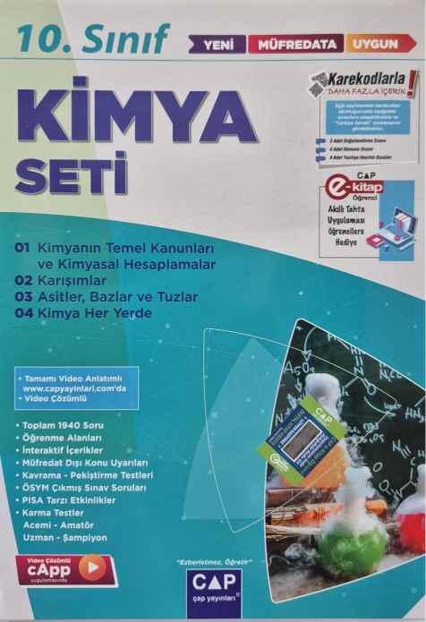 10.SINIF SET ANADOLU KİMYA - 2024-25