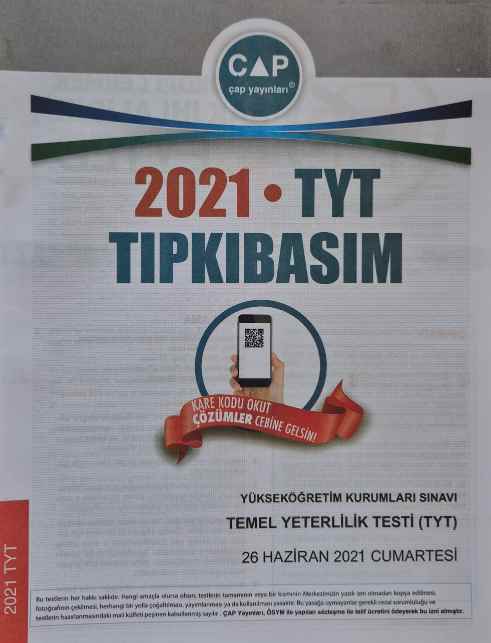 ÇAP TYT TIPKI BASIM 2021