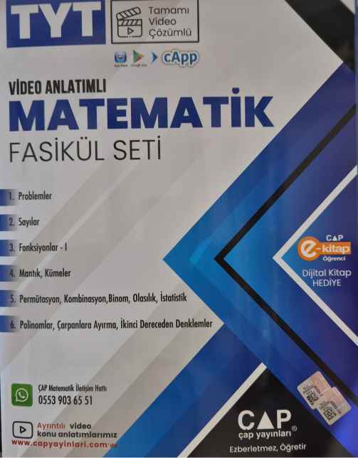 ÇAP TYT SET MATEMATİK - 2024-25