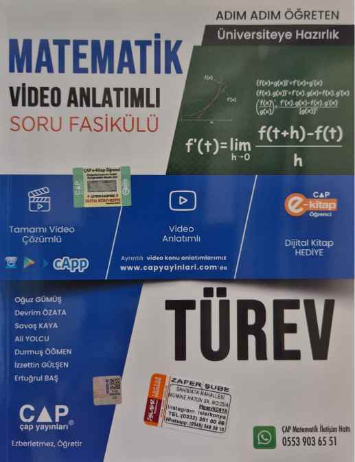 ÜNİV. HAZ MATEMATİK KA-SB TÜREV - 2024-25