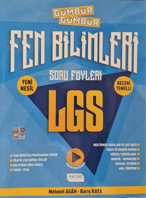 8.SINIF YENİ TARZ S.B. FEN BİLİMLERİ - 2024-25