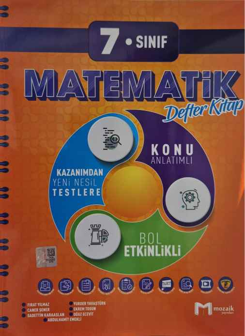 7.SINIF MOZAİK DEFTER MATEMATİK - 2024-25