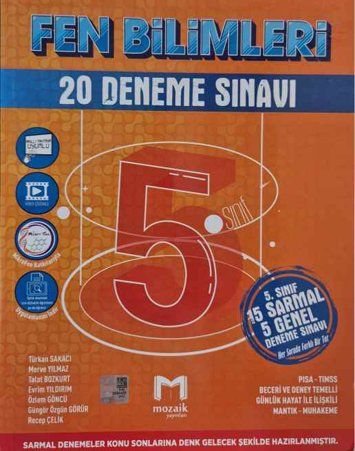 *5.SINIF MOZAİK DENEME 20Lİ FEN BİLİMLERİ - 23-24