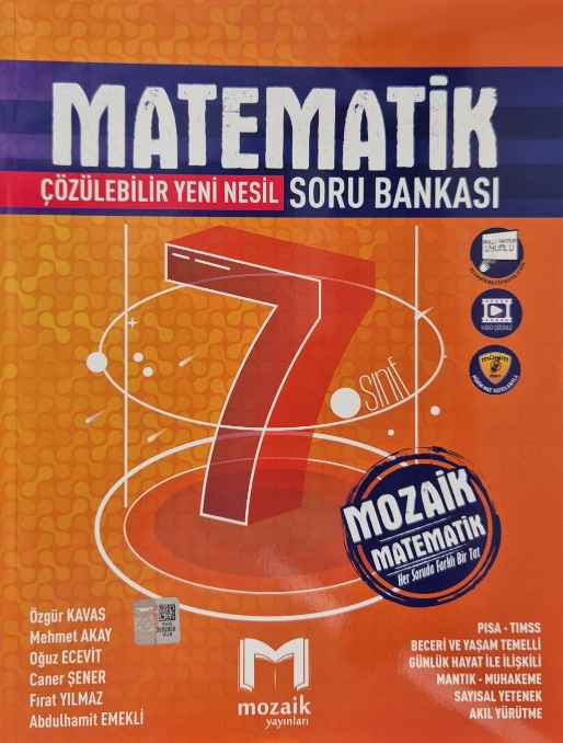 7.SINIF MOZAİK S.B. MATEMATİK - 2024-25