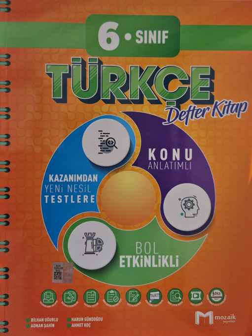 6.SINIF MOZAİK DEFTER TÜRKÇE - 2024-25