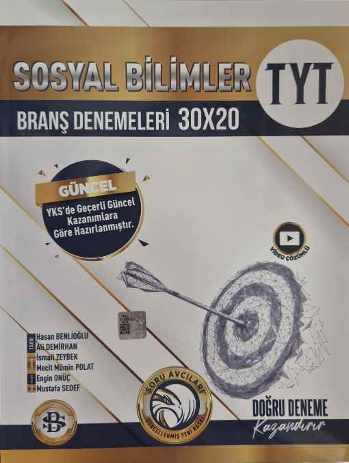 SARMAL TYT DENEME 30 LU SOSYAL BİLİMLER - 24-25