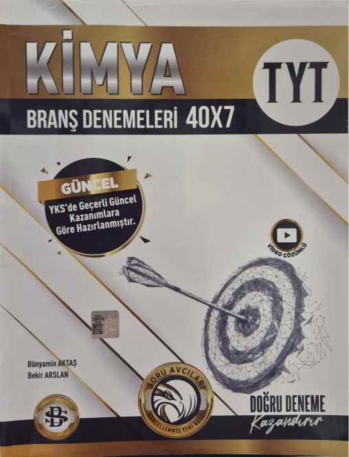 SARMAL TYT DENEME 40 LI KİMYA - 24-25