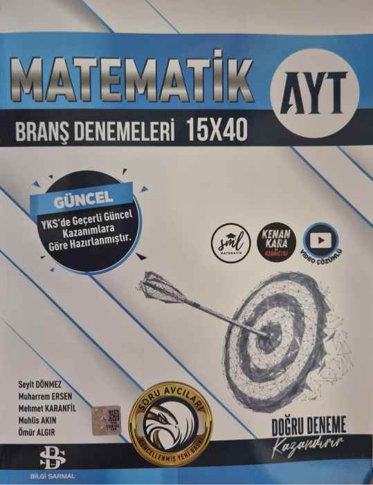 SARMAL YKS AYT DENEME 15 Lİ MATEMATİK - 24-25