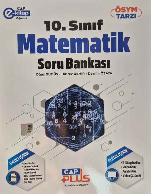 ÇAP 10.SINIF S.B. ANADOLU PLUS MATEMATİK - 2024-25