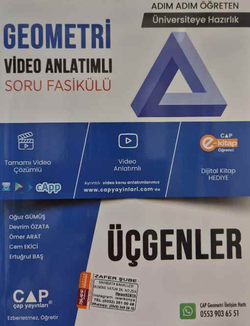 ÜNİV. HAZ GEOMETRİ KA-SB ÜÇGENLER - 2024-25