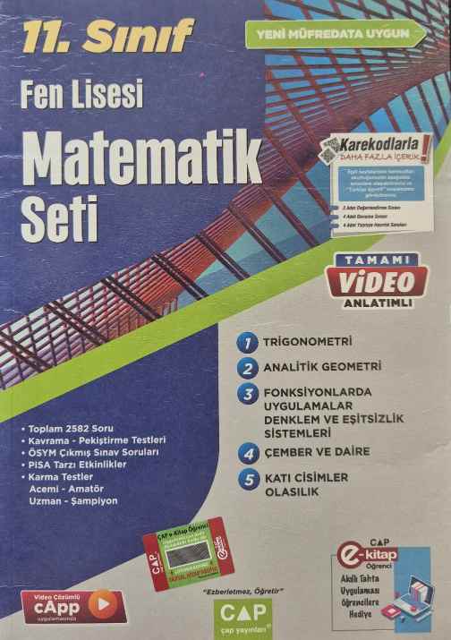 11.SINIF SET FEN LİSESİ MATEMATİK - 2024-25