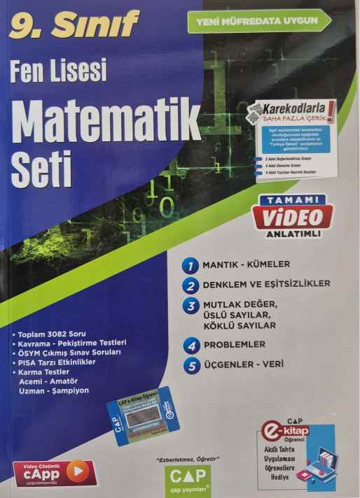 *09.SINIF SET FEN LİSESİ MATEMATİK - 2023