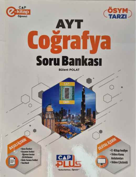 ÇAP YKS AYT PLUS S.B. COĞRAFYA - 2024-25