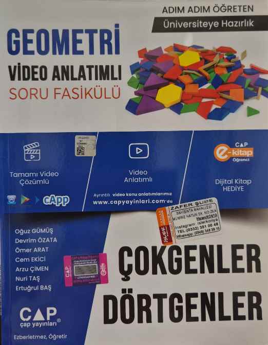 ÜNİV. HAZ GEOMETRİ ÇOKGEN DÖRTGENLER - 2024-25