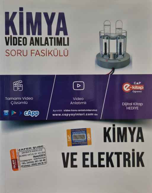 ÜNİV. HAZ KİMYA KA-SB KİMYA ELEKTRİK - 2024-25