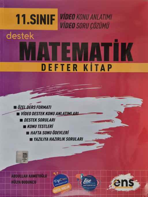 ENS 11.SINIF DEFTER KİTAP MATEMATİK - 2024-25