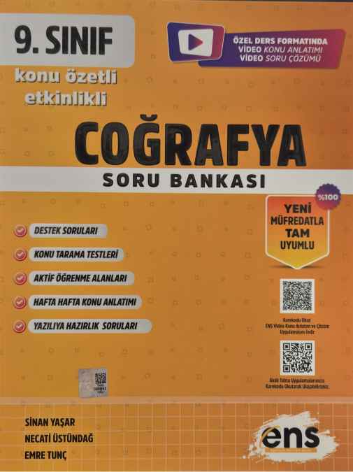 ENS 09.SINIF ETKİNLİKLİ KÖS COĞRAFYA - 2024-25