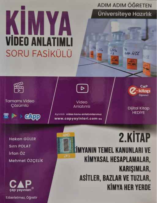 ÜNİV. HAZ KİMYA KA-SB BİLİMİ 2.KİTAP - 2023