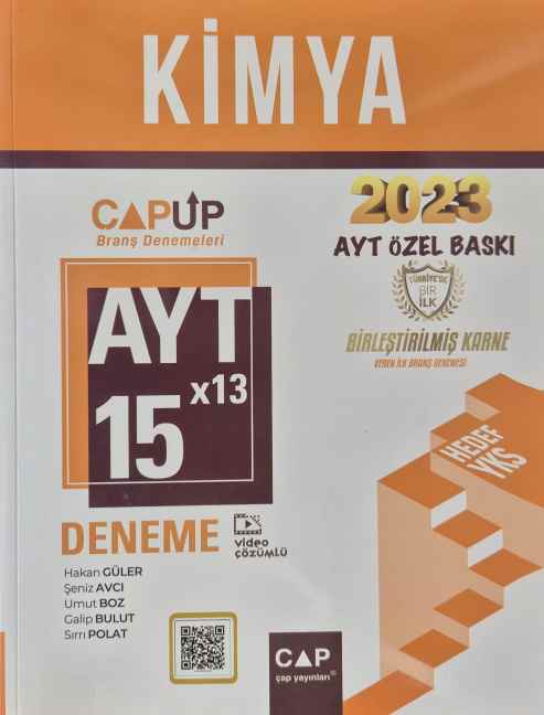 *ÇAP YKS AYT UP DENEME I.DÖNEM KİMYA - 2023-24