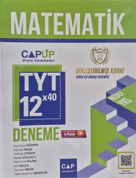 ÇAP UP TYT DENEME MATEMATİK 12*40 - 2024