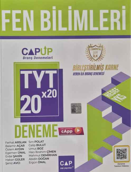 ÇAP UP TYT DENEME FEN BİLİMLERİ (20*20) - 2024