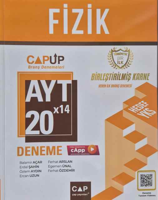 ÇAP YKS AYT UP DENEME 20*14 FİZİK - 2024