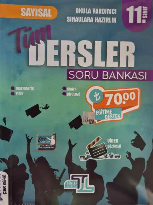 TÜMLER 11.SINIF SORU BANKASI SAYISAL - 2023