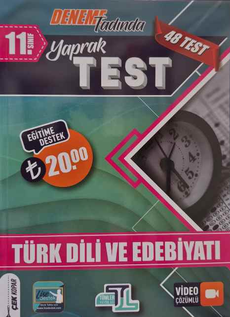 TÜMLER 11.SINIF YAPRAK TEST T.EDEBİYATI - 2023