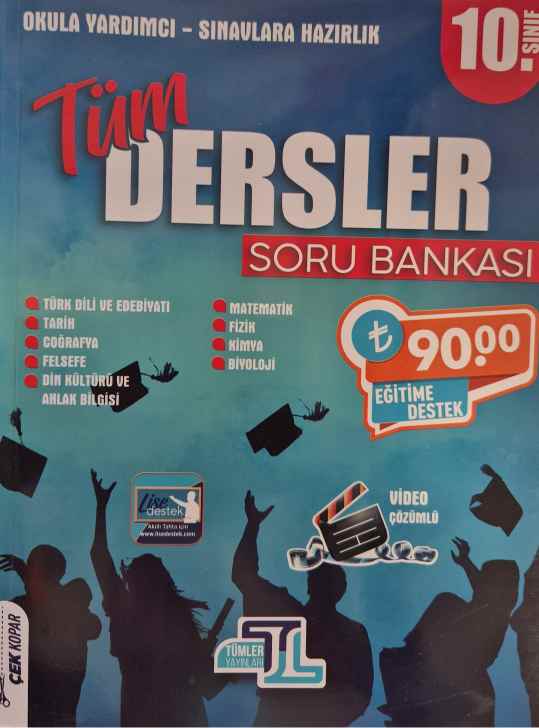 TÜMLER 10.SINIF SORU BANKASI TÜM DERSLER - 2023