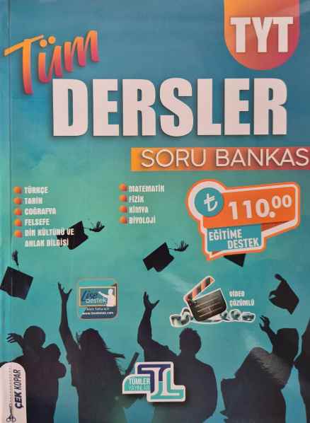 TÜMLER TYT SORU BANKASI TÜM DERSLER - 2024