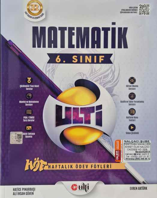 ULTİ 06.SINIF HF.ÖDEV FÖY (HÖF) MATEMATİK - 24-25