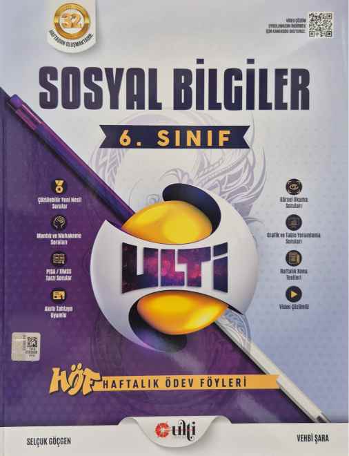 ULTİ 06.SINIF HF.ÖDEV FÖY (HÖF) SOSYAL BİL - 24-25