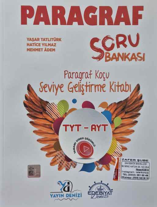 EDEBİYAT DENİZİ TYT - AYT S.B. PARAGRAF - 2024-25