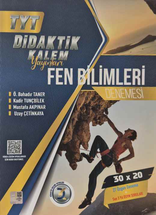 DİDAKTİK KALEM TYT DENEME FEN BİLİMLERİ - 2024-25