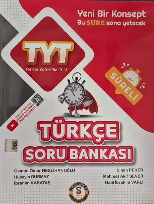 SÜRE TYT SORU BANKASI TÜRKÇE - 2024-25